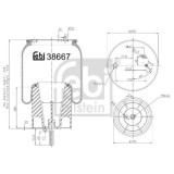 Febi Bilstein Burduf, suspensie pneumatica