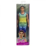 BARBIE PAPUSA BAIAT FASHIONISTAS BRUNET CU MAIOU OMBRE SI PANTALONI SCURTI DE BLUGI SuperHeroes ToysZone