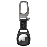 Cumpara ieftin Husa Apple AirTag Spigen Rugged Armor Neagra - Protectie TPU, Otel Inoxidabil &amp; Zinc