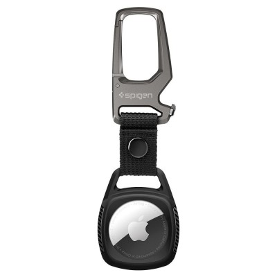 Husa pentru Apple AirTag - Spigen Rugged Armor - Black foto