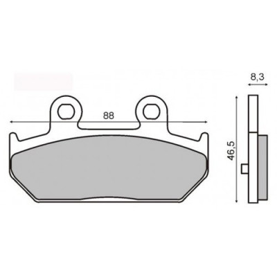 Placute frana Honda Cod Produs: MX_NEW 225101500RM foto