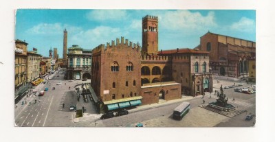 FA63-Carte Postala- ITALIA - Bologna, Piazza Nettuno, circulata 1968 foto