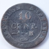 Franța 10 cent 1808 M / Toulouse argint Napoleon l