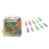 Set Agrafe Metalice Neon, 28mm, Multicolor, 160 Bucăți