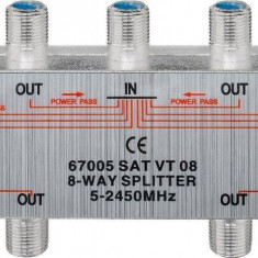 Splitter 8 cai semnal TV satelit 5-2450Mhz GOOBAY