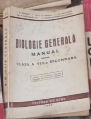 I.O. Ionescu, C. Constantinescu-Vede - Biologie Generala, Manual pentru clasa a VIII-a secundara