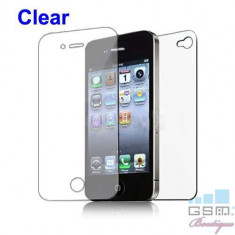 Folie Protectie Display iPhone 4s 2 in 1 Clear Protector foto