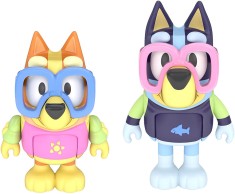 Set 2 figurine - Pool Time - Bluey and Bingo | Moose Toys