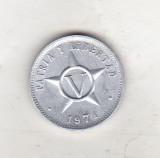 Bnk mnd Cuba 5 centavos 1971, America de Nord