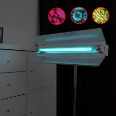 Lampa bactericida uvc 15w cu stativ portabila orientabila cu reflector sterilizare inaltime ajustabila