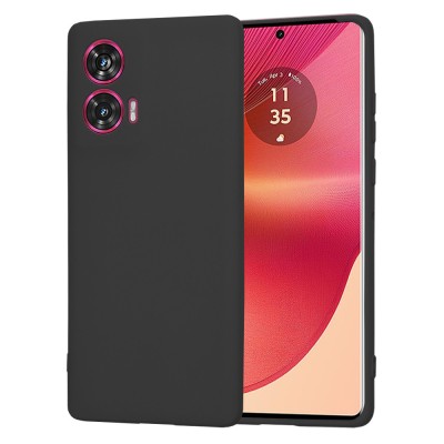 Husa silicon Motorola Edge 50 Fusion Techsuit SoftFlex, negru foto