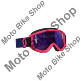 MBS Ochelari motocross/enduro SCOTT RECOIL XI, culoare roz, sticla violet/oglinda, Cod Produs: W2464855406281AU