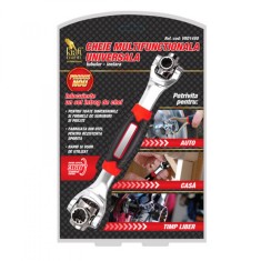 Cheie multifunctionala universala Kraftmann, tubular inelara