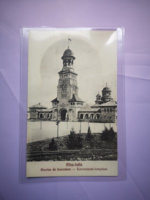 Carte postala Alba Iulia: Biserica de incoronare, necirculata foto