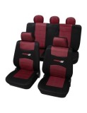 Set Huse Scaun Universale Carbon Petex Rosu-Negru