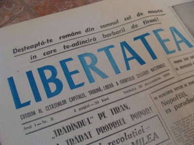 ziarul libertatea - 30 decembrie 1989 foto