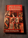 Sefii de stat si de guvern ai Romaniei 1859 - 2003 Nicolae C. Nicolescu autograf