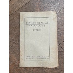 Revista clasica Orpheus Favonius Anul V Nr. 1 Ianuarie-Martie 1929
