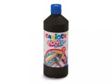 Acuarele acrilice tempera,negru,500 ml, Carioca