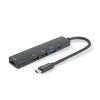 Hub USB multifunctional Delight HDMI + USB Type-C 3.0 + 3x USB-A /1x