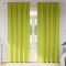 Perdele cu perdele 2 pcs Verde măr 225 x 140 cm Poliester