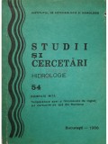 Pompiliu Mita - Studii si cercetari - Hidrologie, vol. 54 (semnata) (Editia: 1986)