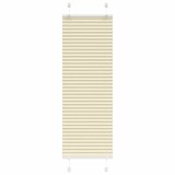 Jaluzea plisată Crem 40x150 cm Lățime țesătură 39,4 cm