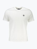 Cumpara ieftin Tricou barbati din bumbac cu logo si croiala Regular fit alb, XL