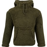 Hanorac Jack Pyke Junior Sherpa Fleece, verde &icirc;nchis