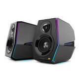 BOXE EDIFIER Gaming 2.0,RMS:88W (2x12W, 2x32W),bass 4&quot;,ctr vol, BT/USB/AUX/Optical/Coaxial,sound mode:Music/Game/Movie,11xLED RGB,frecv. rasp 55Hz-20K