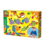 Cumpara ieftin Set de insirat SES Creative - Animale si margele din lemn