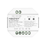 Controller Dimmer Led AC Triac, Zigbee 3.0 + RF 2.4Ghz + Push, MiBoxer TRI-C1ZR