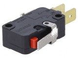 Micro&icirc;ntrerupător SNAP ACTION 16A 250VAC SPDT D3V cu manetă