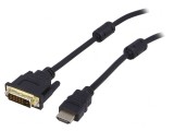 Cablu HDMI la DVI-D 3m Negru