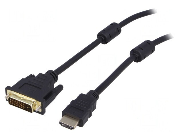 Cablu HDMI la DVI-D 3m Negru