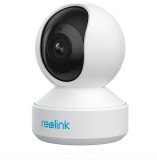 Camera de supraveghere pentru interior Reolink E340, Wi-Fi 5/2,4 Ghz de 5 MP, Pan/Tilt la 360 de grade, Zoom optic 3X, Detectare inteligenta a