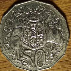 Australia - moneda de colectie uriasa - 50 cents centi 2008 aunc - senzationala!