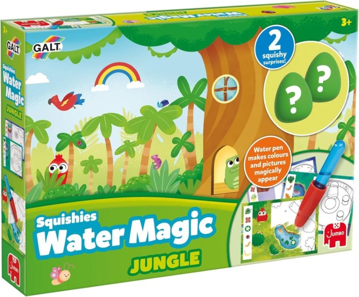 Set Water Magic de colorat: In jungla cu Squishies