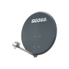 Kit Antena Parabolica 85cm Easy ACIER Antracit + LNB Sedea 764185