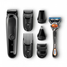 Kit de ingrijire multifunctional Braun 8in1 MGK3060 13 setari precise de lungime Acumulator Negru foto