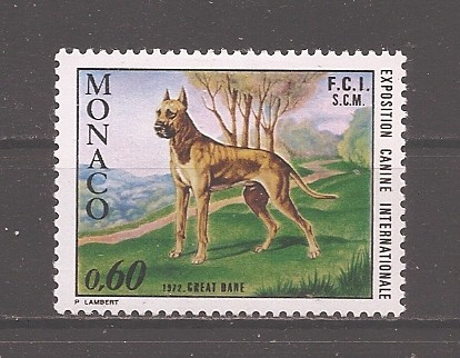 Monaco 1972 - Expoziția internațională de c&acirc;ini, Monte Carlo, MH
