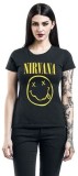 Tricou femei Nirvana - Smiley M + CD MTV Unplugged in New York