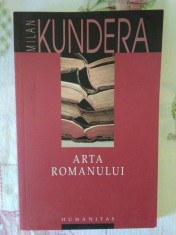 Arta romanului - Milan Kundera foto