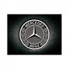 Magnet - Mercedes Benz Black, Nostalgic Art Merchandising