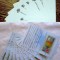 LOT 10 BANCNOTE 2000 LEI 1999 ECLIPSA SERII 001A CONSECUTIVE + FOLDER + PLIC BNR