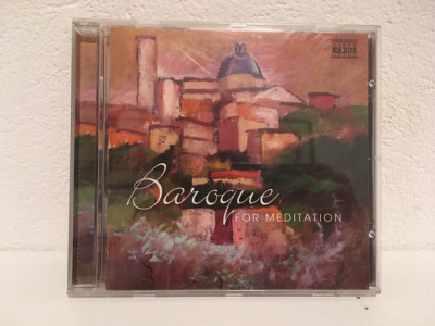 * CD muzica clasica: BAROQUE FOR MEDITATION, Vivaldi, Handel, Albinoni, Bach ... foto