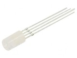 LED 5mm RGB cu intensitate 750-2180mcd și unghi de 120&deg;, 102mW, Optosupply