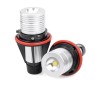 Set LED Marker Angel Eyes Alb Canbus BMW E39 E60 E61 E53 E63 E64 E65 E66 E87 X5 Fara Eroare Bec Ars Plug&amp;Play