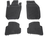 Set covorase auto din cauciuc Skoda Fabia 12.2014-09.2018 / 07.2018-; negre, 4 bucati