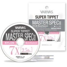 FIR MONOFILAMENT FLY VARIVAS SUPER TIPPET MASTER SPEC ll NYLON 7.5X 50m 0.098mm 2.0lb foto